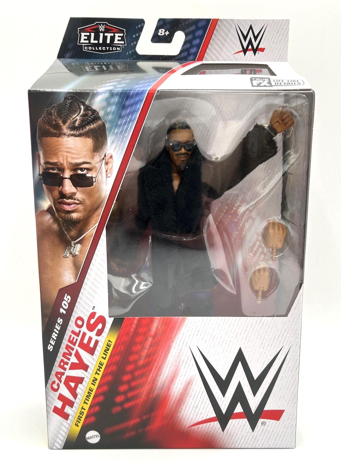 WWE Carmelo Hayes Elite Series 105 Wrestling Figure First Time Rookie