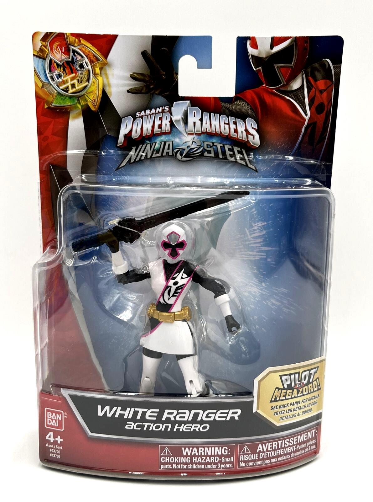 Power Rangers Ninja Steel White Ranger Figure Action Figure