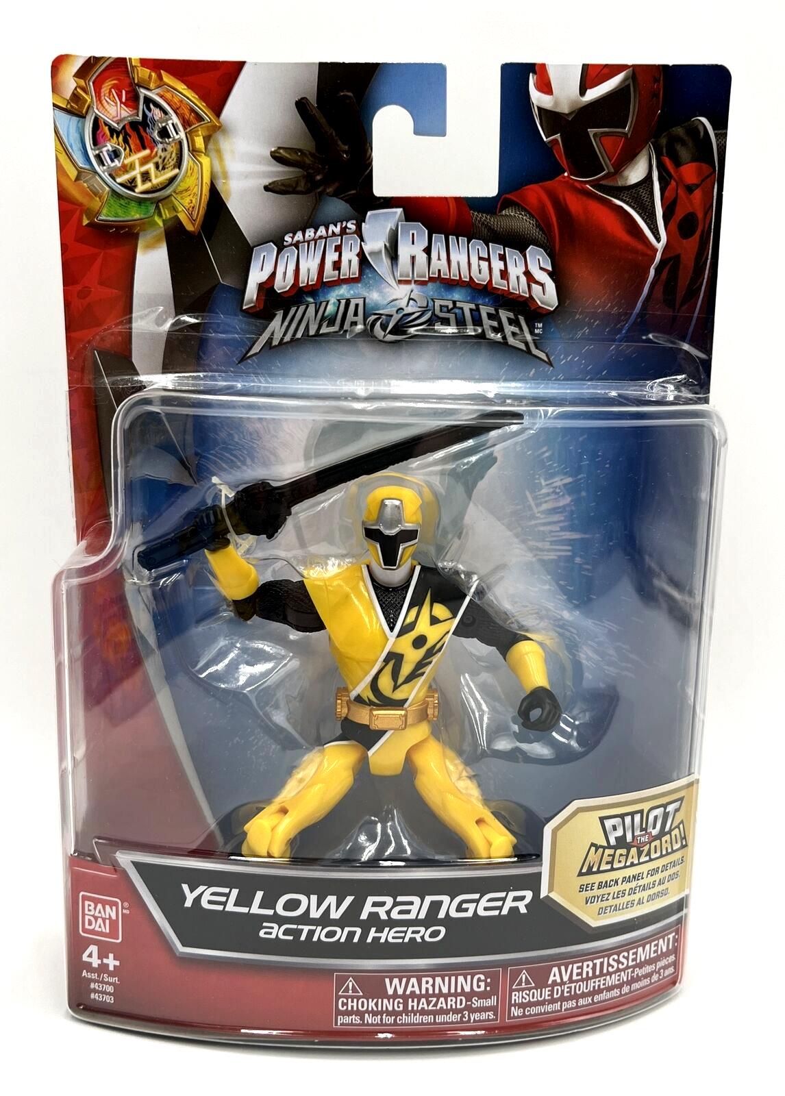 Power Rangers Ninja Steel Yellow Ranger Figure Action Figure