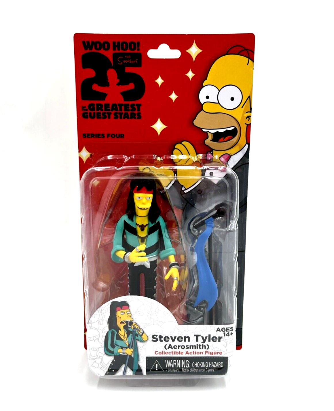 NECA The Simpsons 25th Anniversary Series 4 Aerosmith Steven Tyler Action Figure