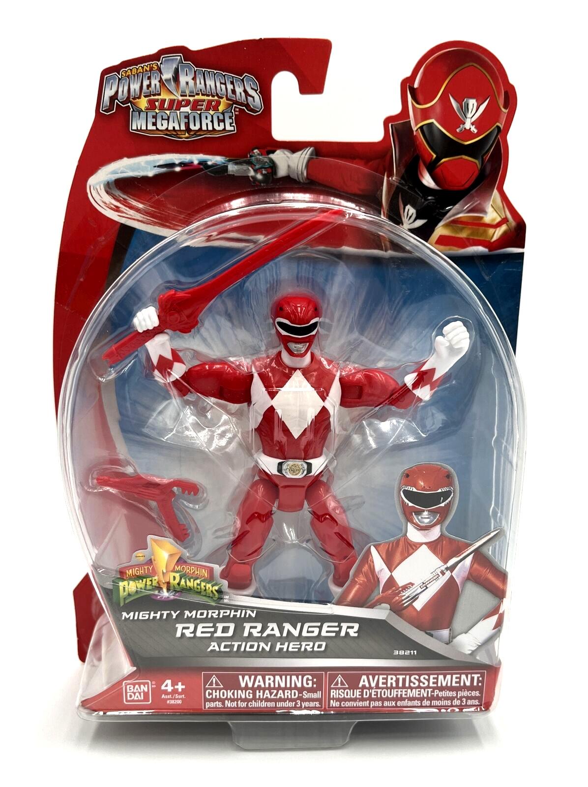 Power Rangers Super Megaforce Mighty Morphin Red Ranger Action Figure