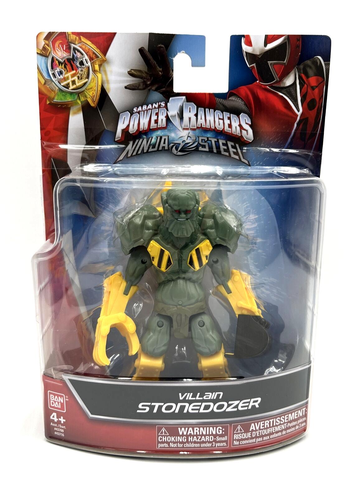 Power Rangers Ninja Steel Villain Stonedozer Action Figure