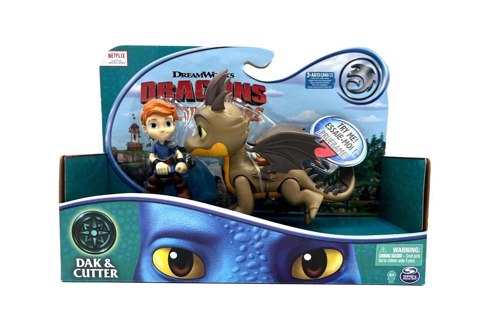 Dreamworks Dragons Rescue Riders Dak and Cutter Action Figure Set