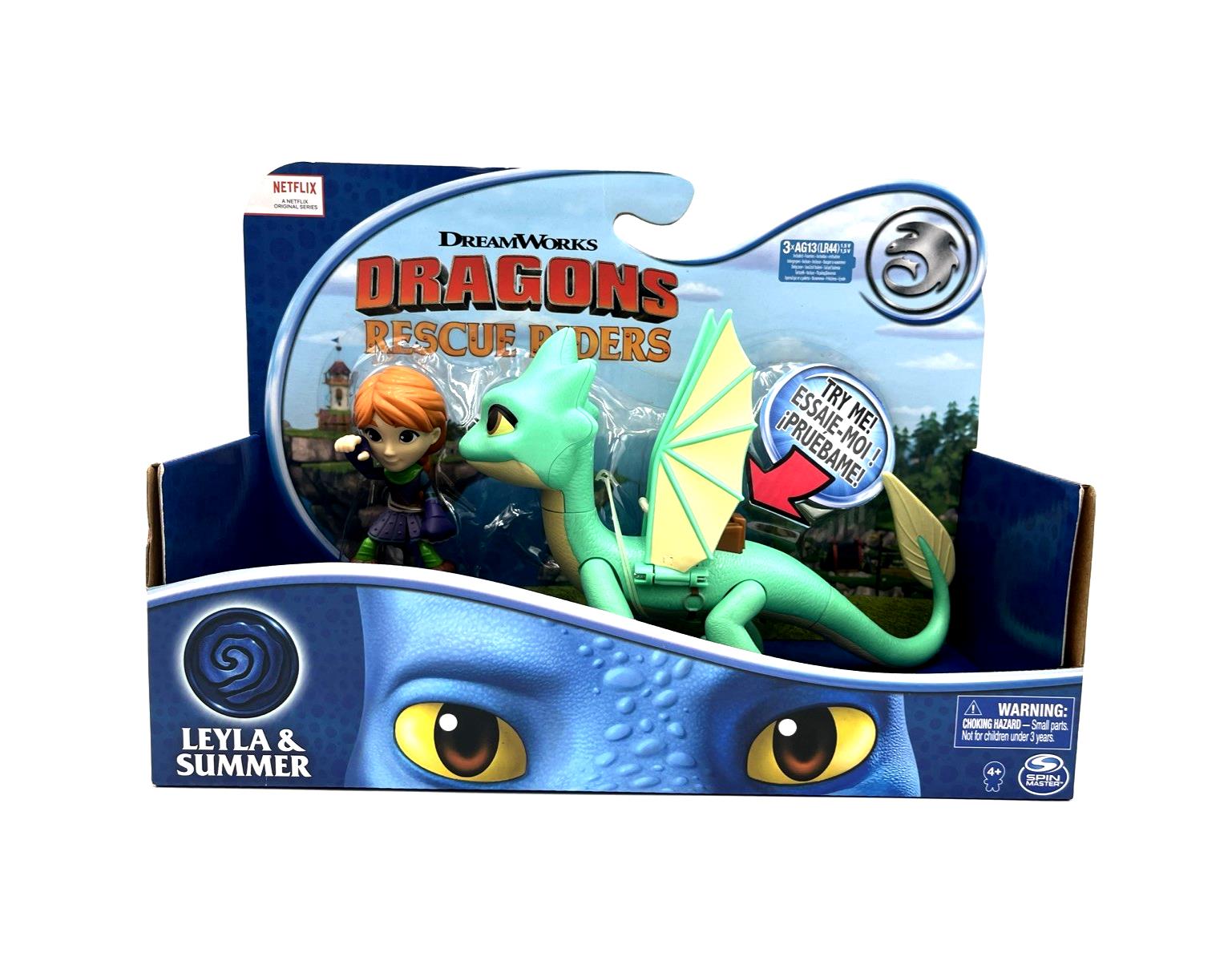 Dreamworks Dragons Rescue Riders Leyla and Summer Action Figure Set