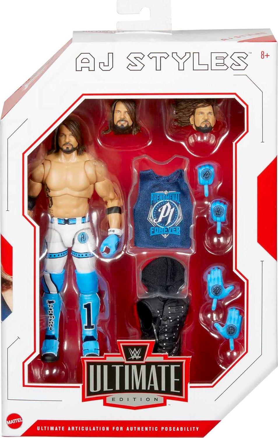 WWE Ultimate Edition Series 16 AJ Styles Action Figure