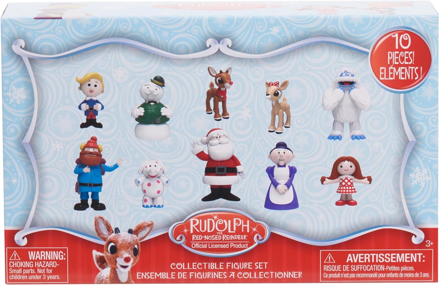 Rudolph The Red-Nosed Reindeer Figure Set 10pc