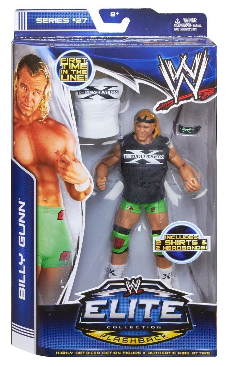 WWE Elite Series 27 Flashback Billy Gunn Action Figure
