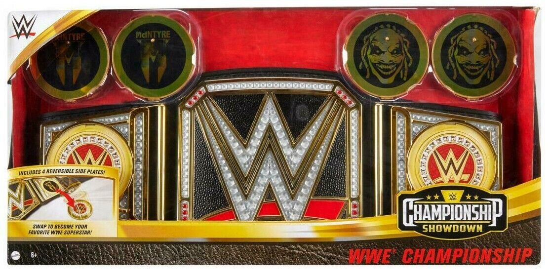 WWE Championship Showdown Belt Adjustable Side Plates Fiend Bray Wyatt McIntyre
