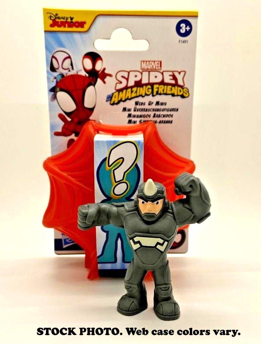 Spidey and His Amazing Friends Webs Up Mini Rhino Figure