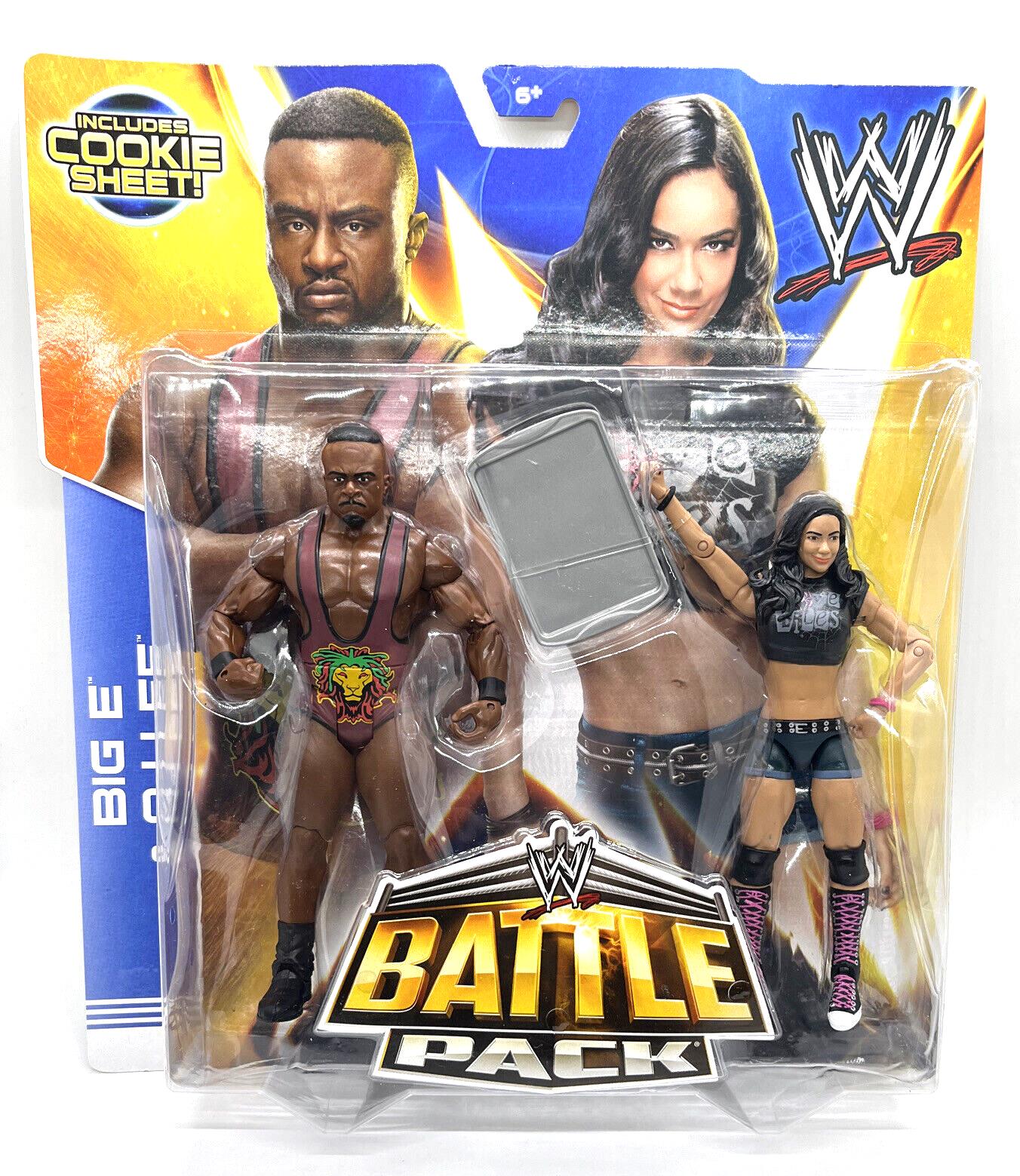 WWE Battle Pack Series 28 AJ Lee and Big E Langston Action Figure 2 Pack