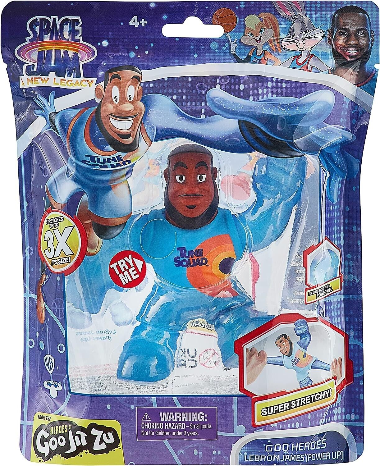 Heroes of Goo Jit Zu Space Jam Lebron James Power up Figure Pack