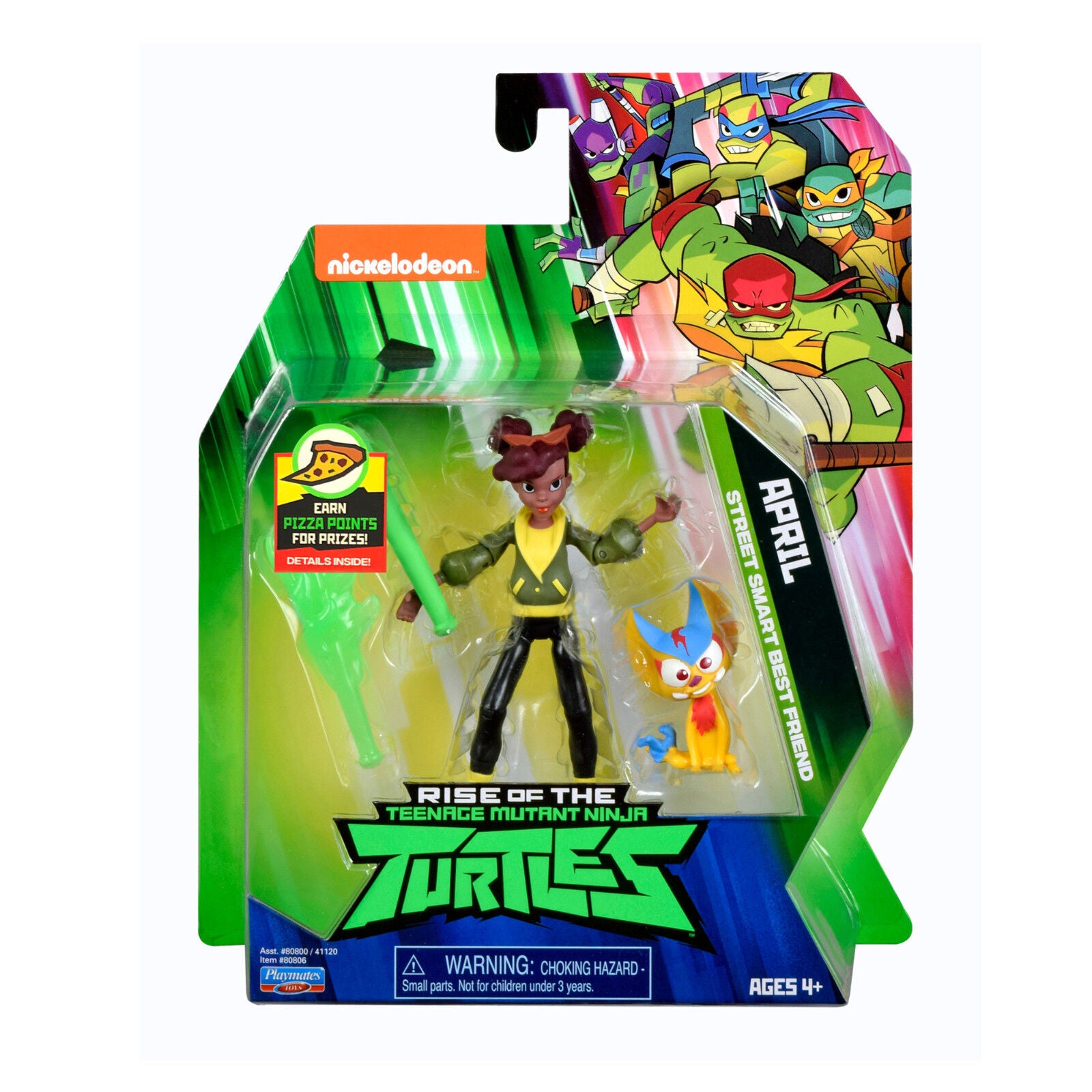 Rise of The Teenage Mutant Ninja Turtles April O'Neil with Mayhem Action Figure