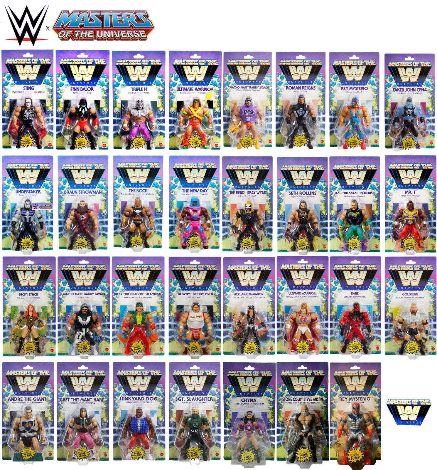 WWE Masters Of The WWE Universe Exclusive Action Figures