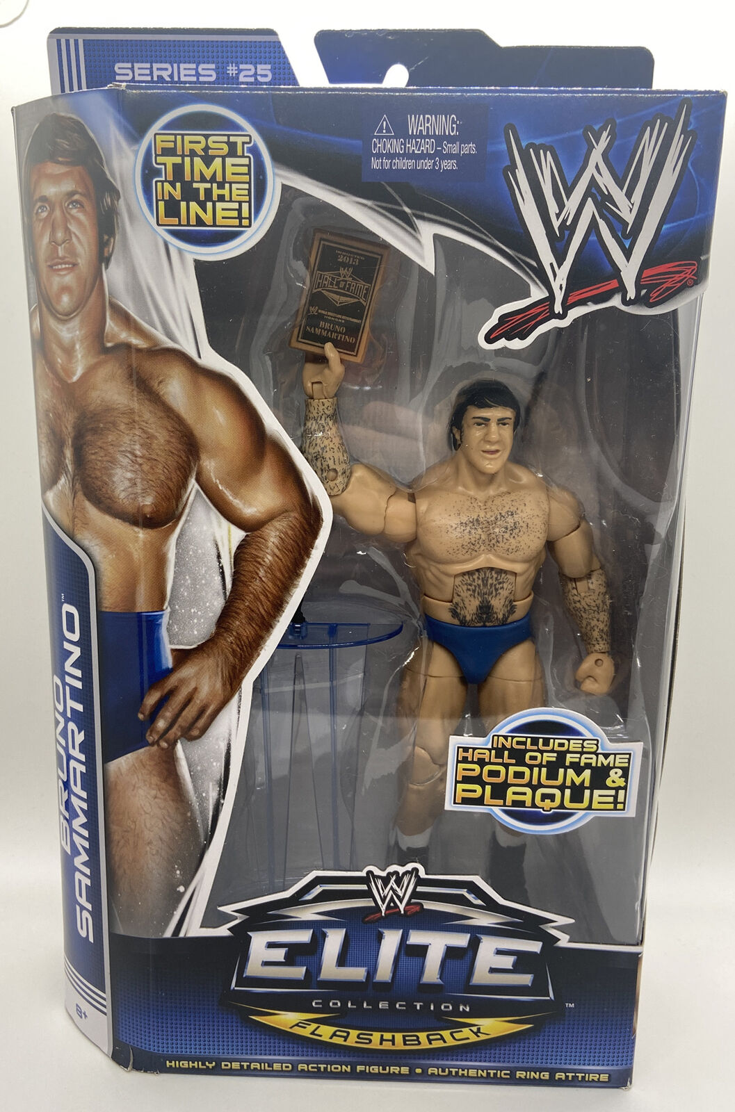 WWE Elite Series 25 Flashback Bruno Sammartino Action Figure