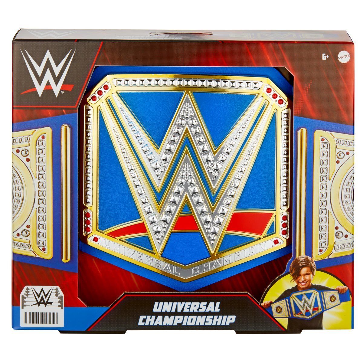WWE Blue Universal Championship Belt Mattel Toy Smackdown Reigns Bray Wyatt