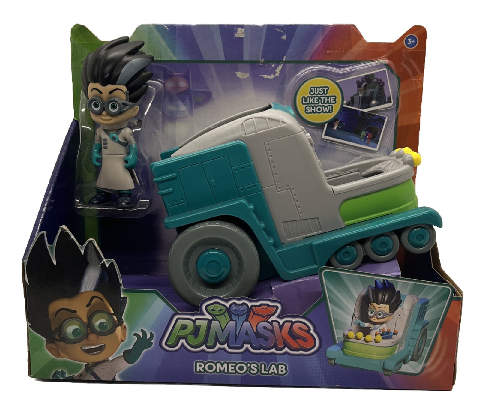 PJ Masks Romeos Lab Vehicle Figure Set Villain