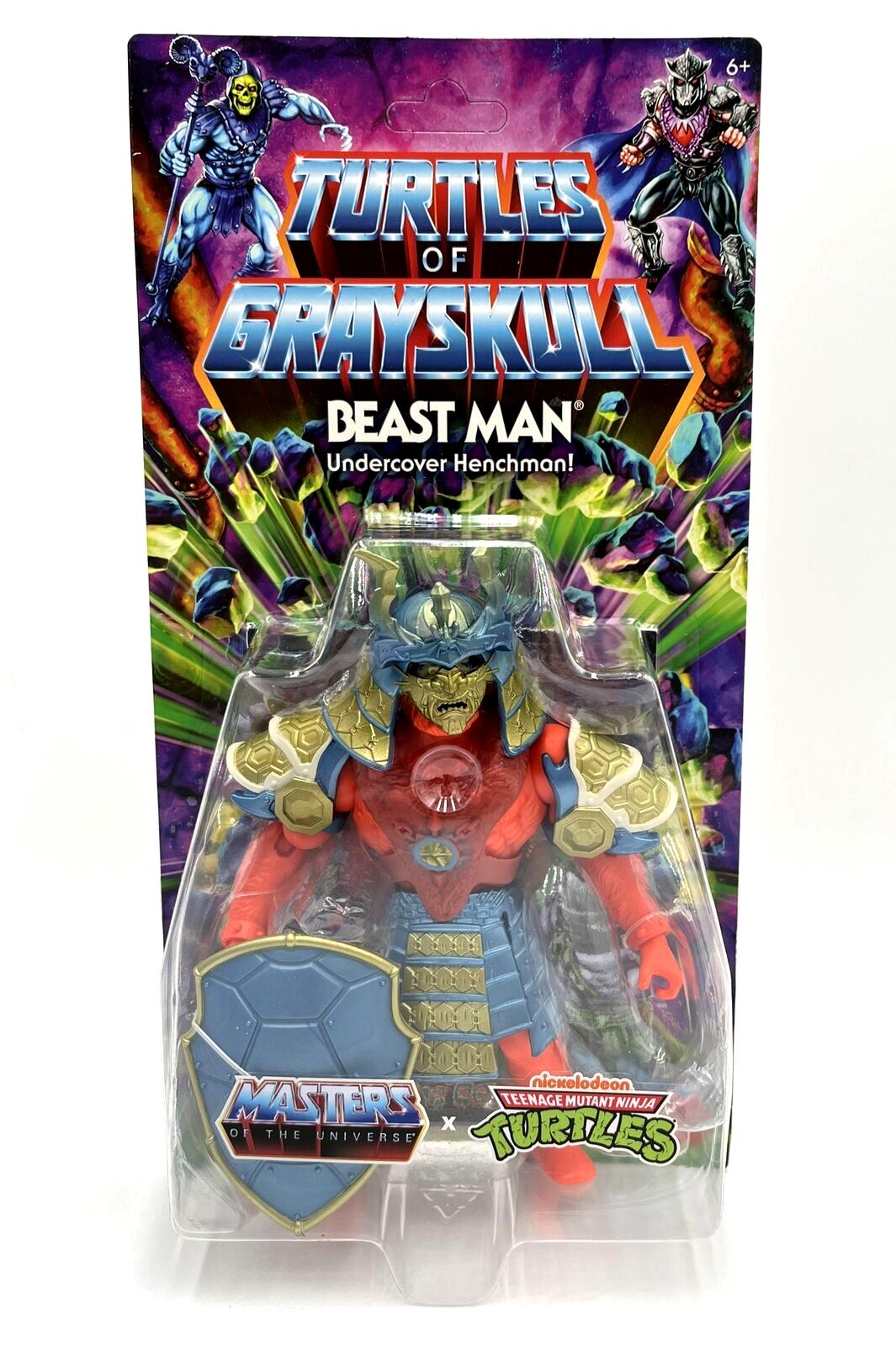 Masters of the Universe Origins Turtles Of Grayskull Beast Man Action Figure