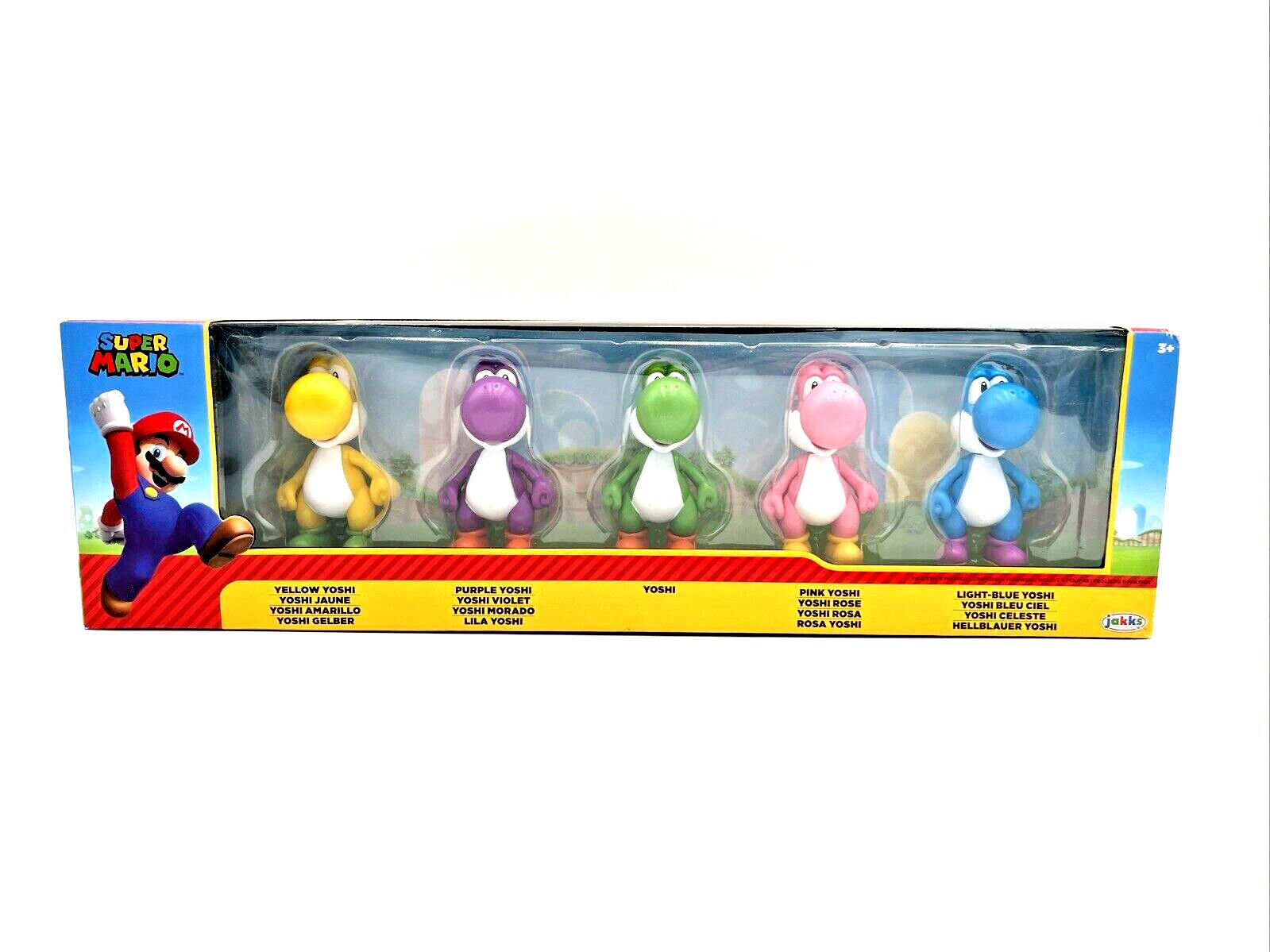 Super Mario Yoshi Multi Pack [Yellow, Purple, Green, Pink, Blue]