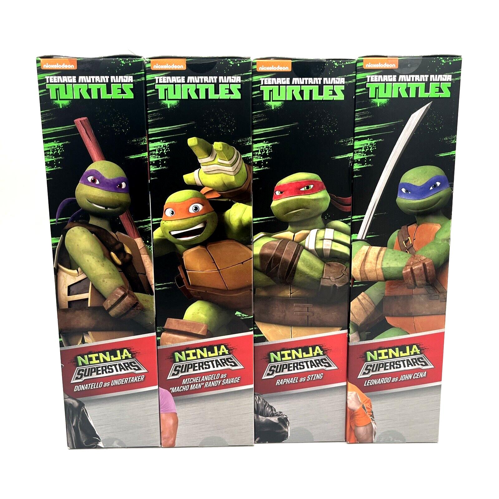 Teenage Mutant Ninja Turtles x WWE Ninja Superstars Wrestling Figure Set