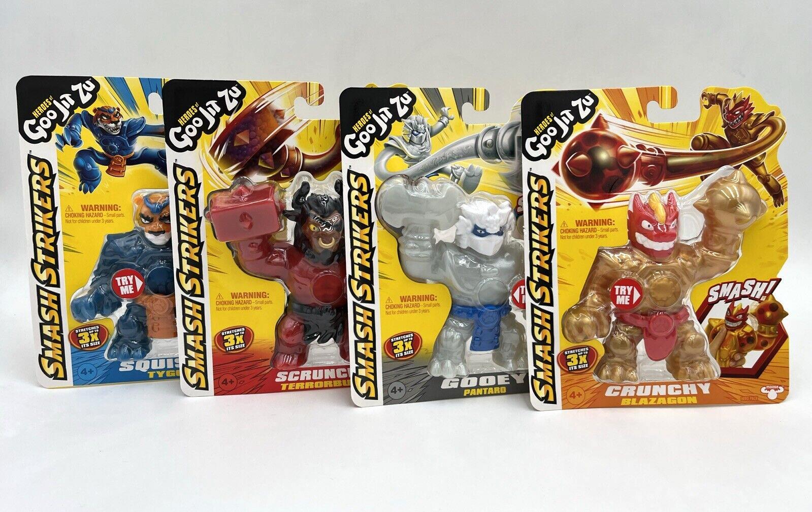 Heroes of Goo Jit Zu Smash Strikers Set Tygor Terrorbull Pantaro Blazagon 2025