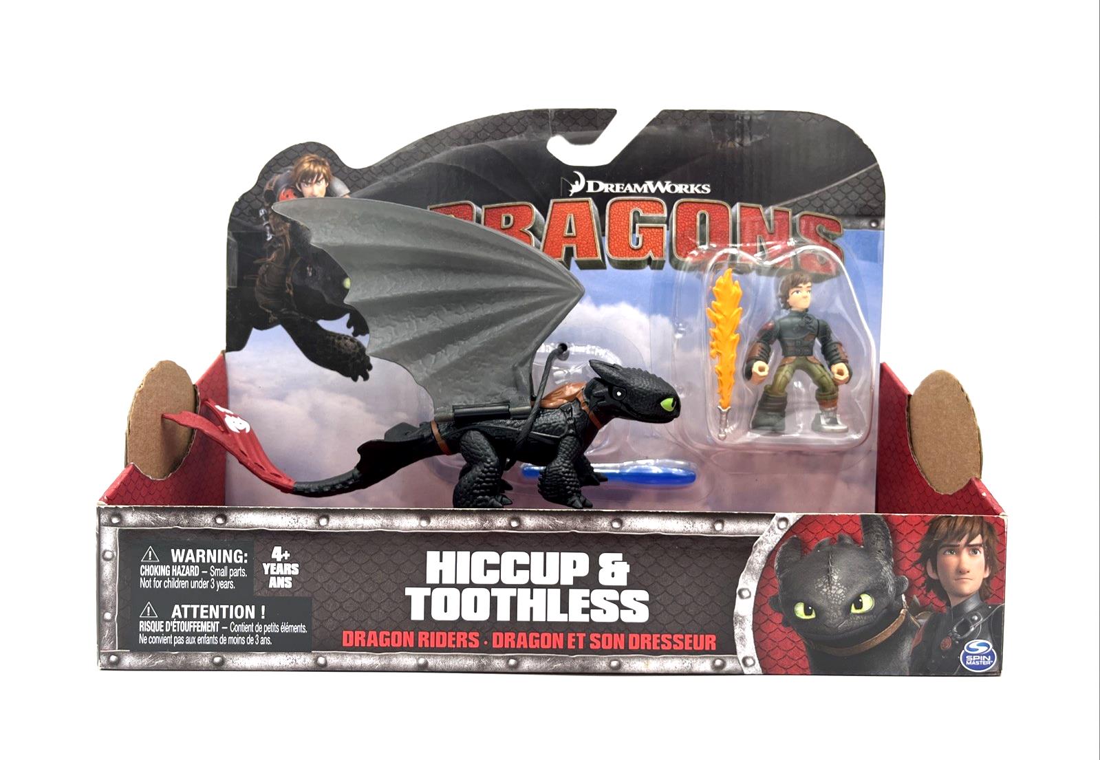 Dreamworks Dragons Hiccup Toothless Dragon Riders 2 Pack How to Train HTTYD