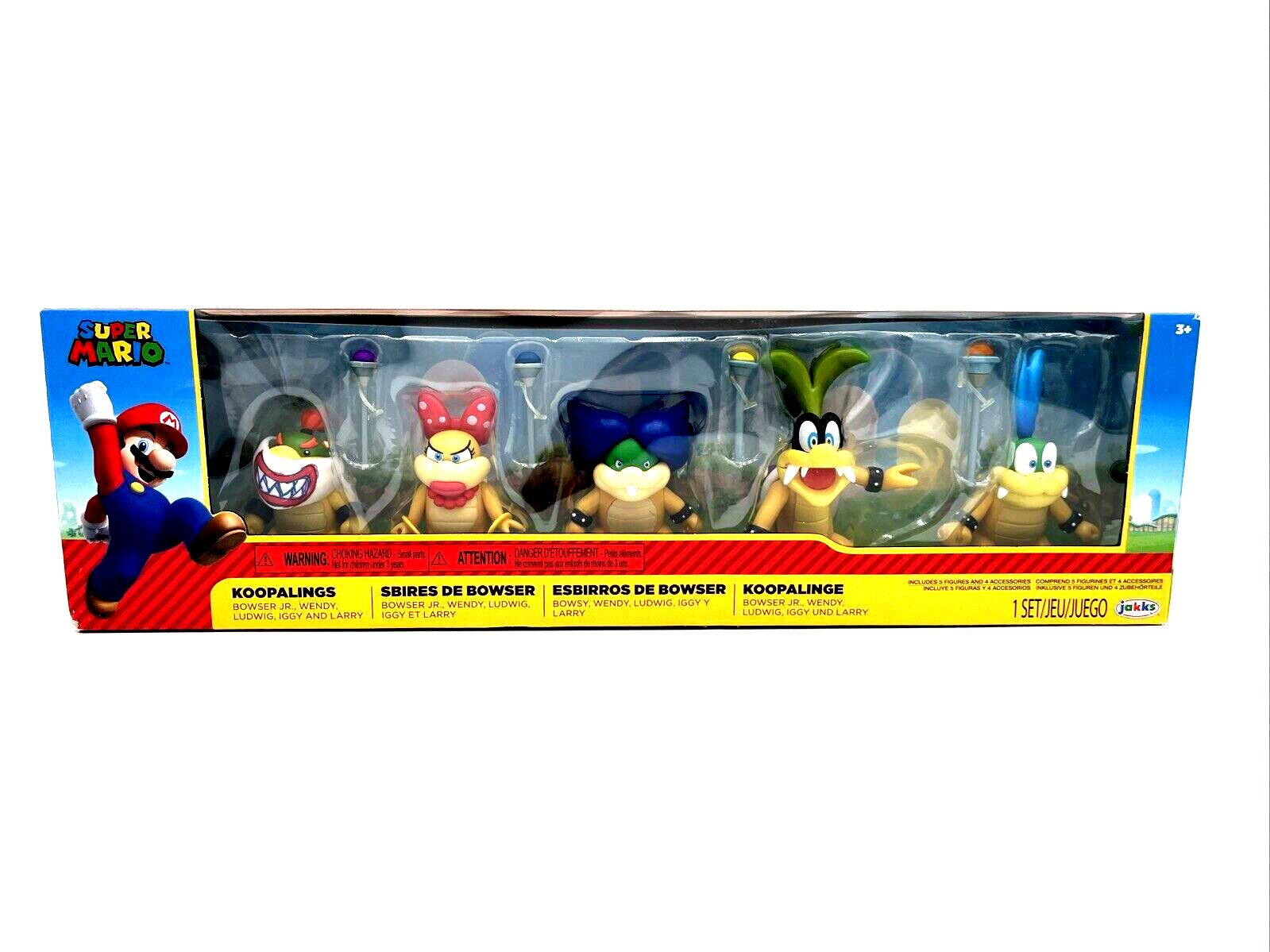 Super Mario Koopaling Family Pack [Wendy, Iggy, Larry, Ludwig, Bowser Jr]
