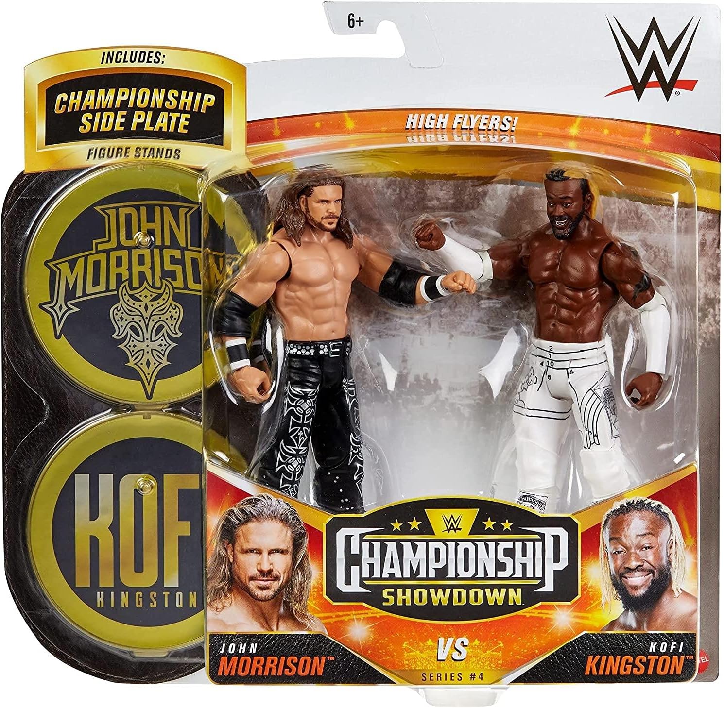 WWE Championship Showdown Series 4 John Morrison vs Kofi Kingston Action Figure 2-Pack