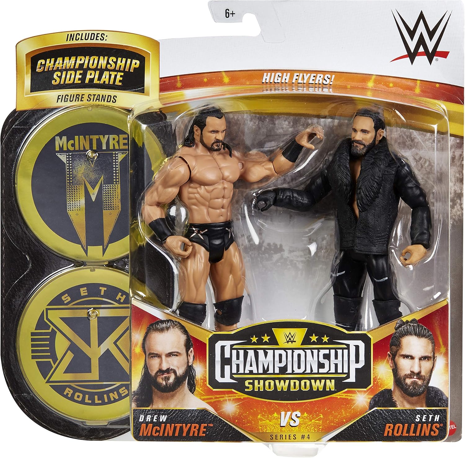 WWE Championship Showdown Series 4 Drew McIntyre vs Seth Rollins Action Figure 2-Pack