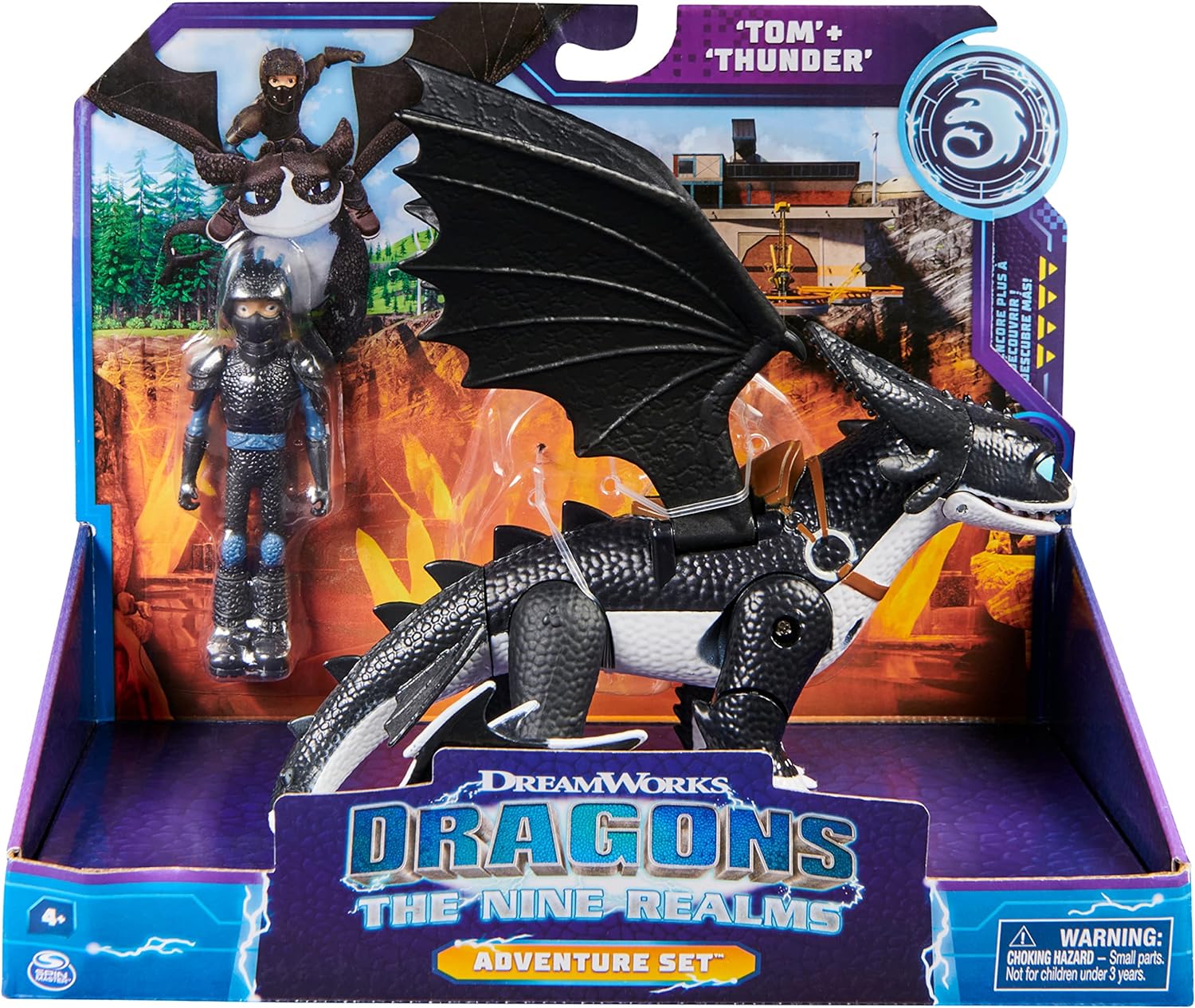 Dreamworks Dragons Nine Realms Tom and Thunder Adventure Set