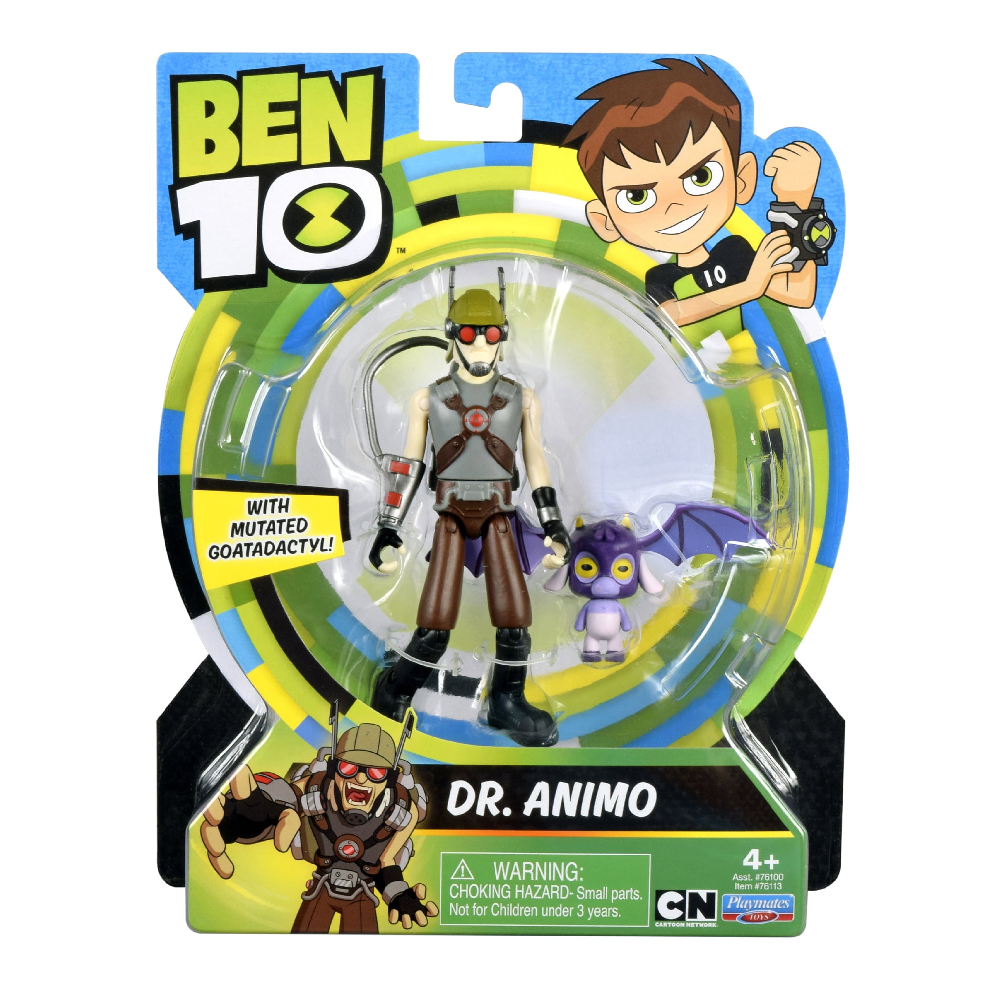 BEN 10 Dr Animo with Mutated Goatadactyl Action Figure