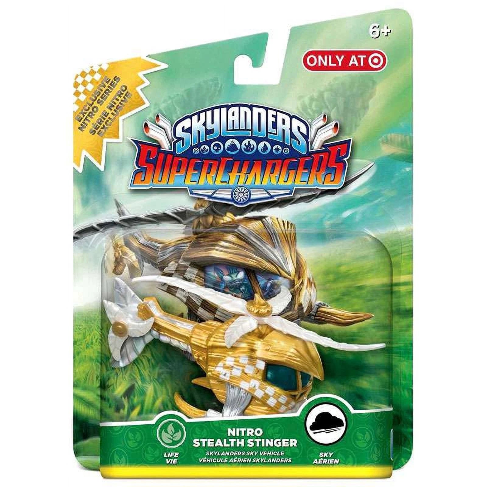 Skylanders Superchargers Nitro Stealth Stinger Life Sky [Gold Variant]