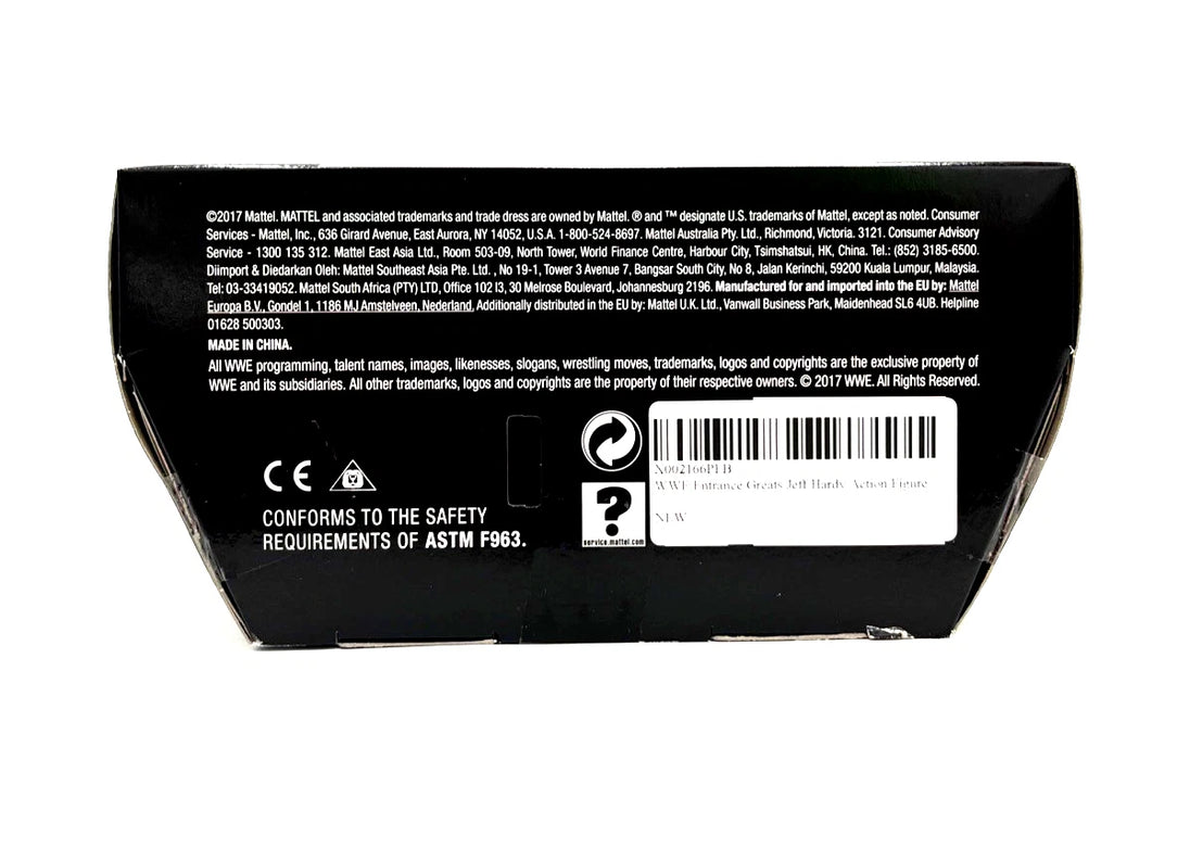 Back of a toy packaging with text and symbols on a white background