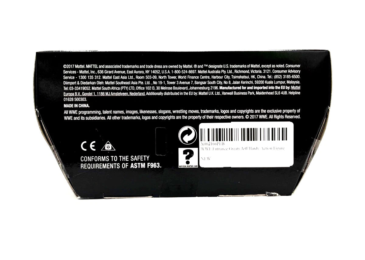 Back of a toy packaging with text and symbols on a white background
