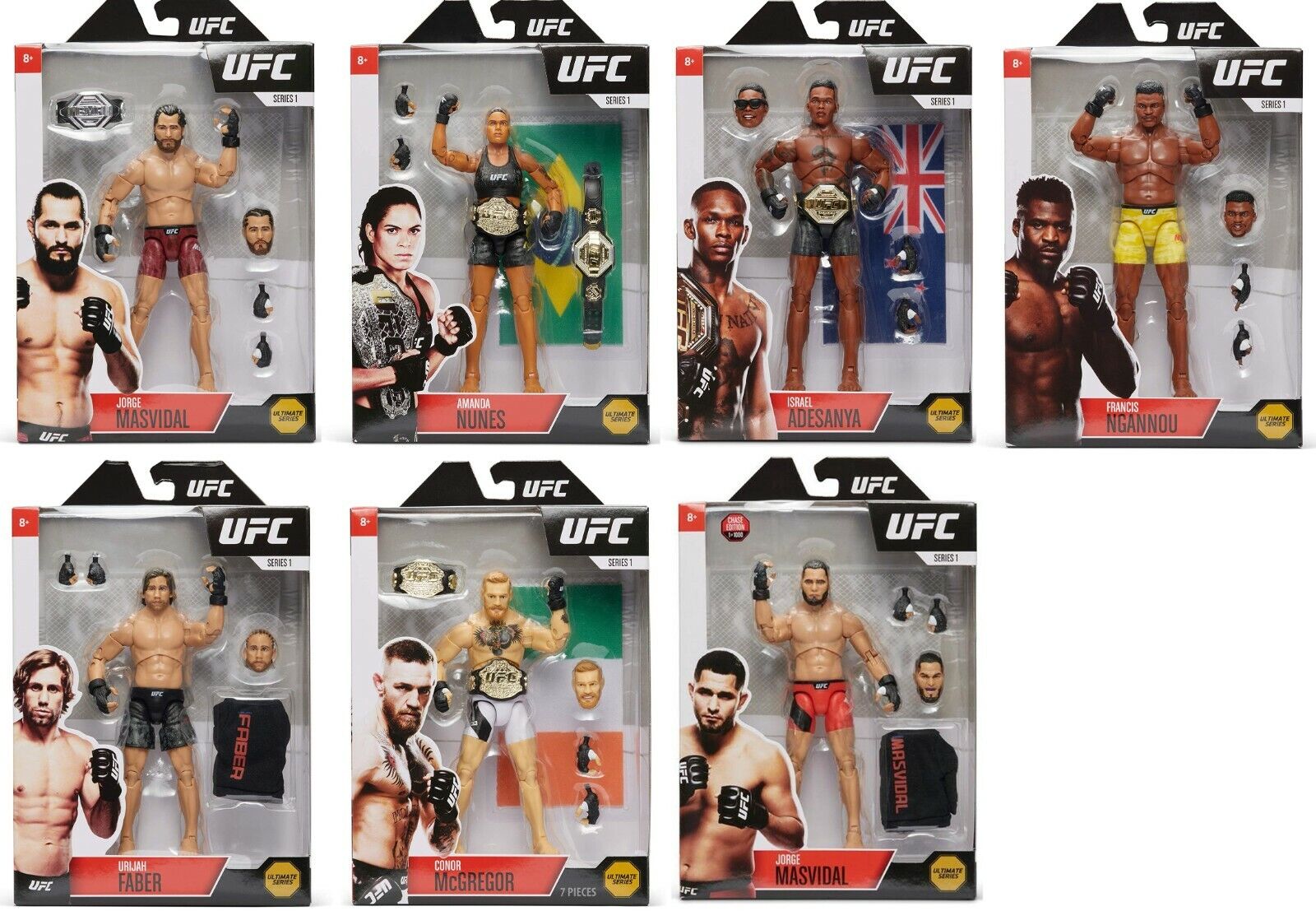 UFC Ultimate Series 1 Action Figures