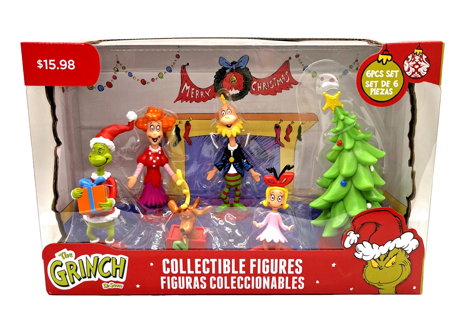 The Grinch Christmas Who Family Figurine Set