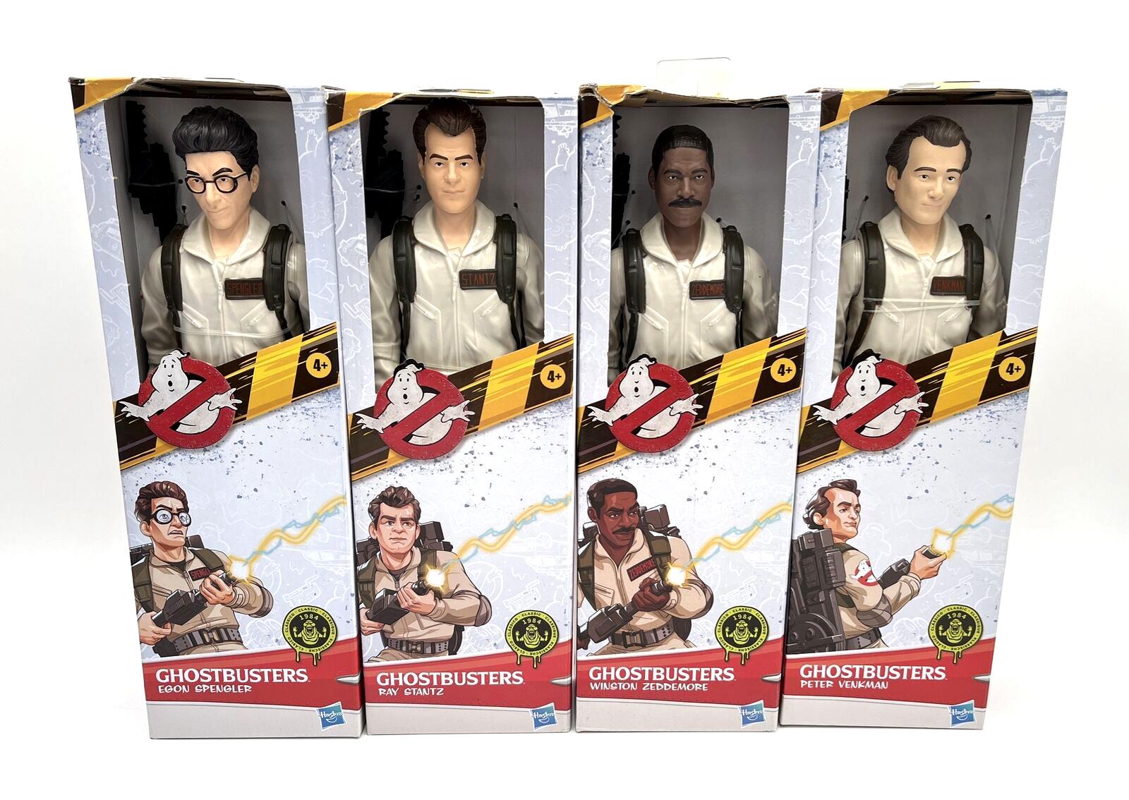 Ghostbusters Figures Retro 1984 Peter Egon Ray Winston Classic 12" Set