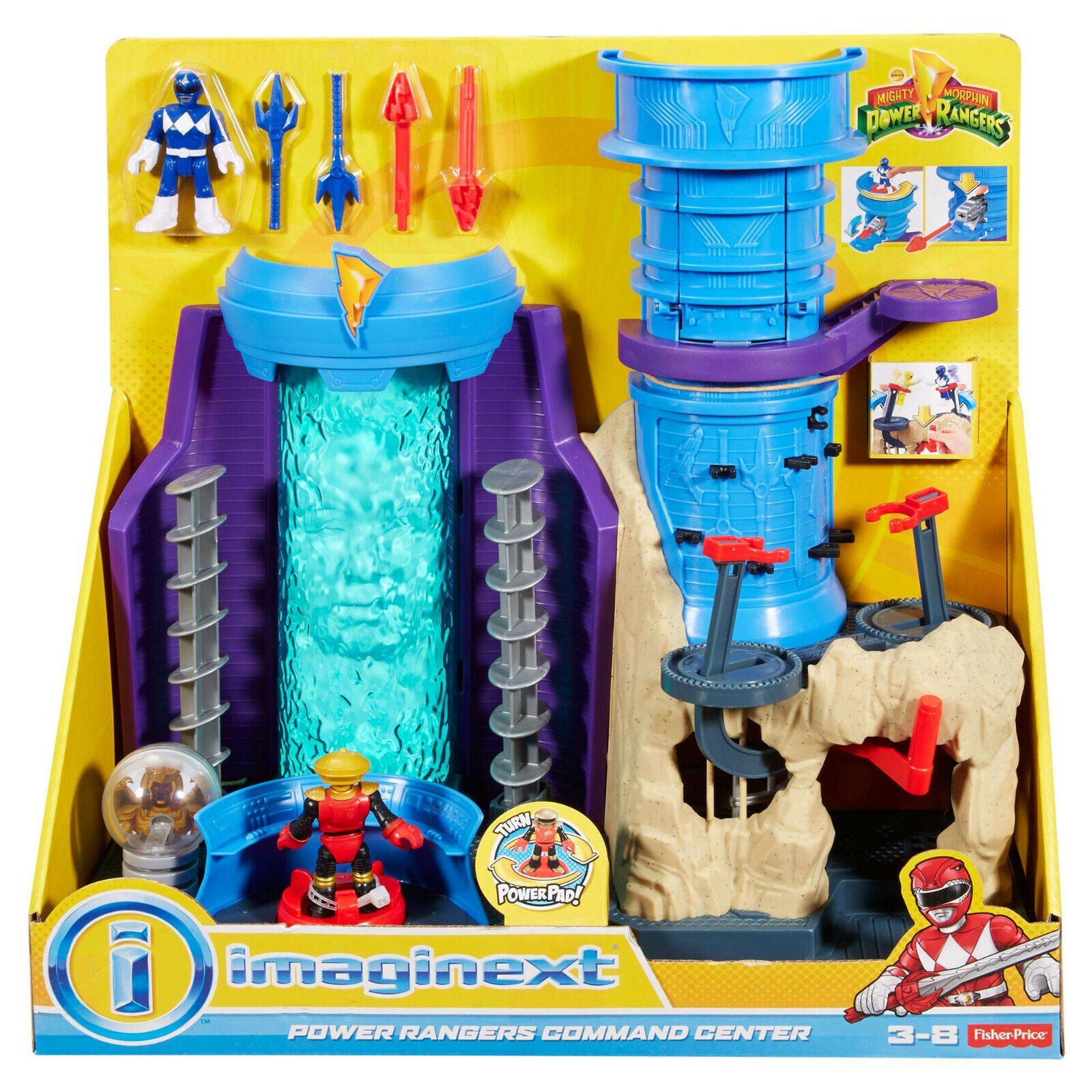 Imaginext Mighty Morphin Power Rangers Command Center Playset