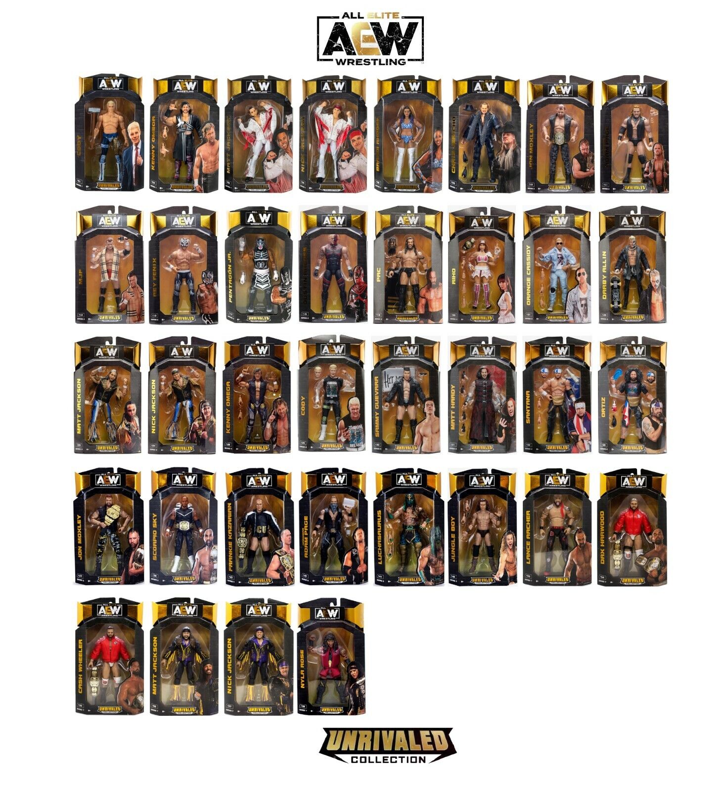 AEW Unrivaled Figures Series All Elite Wrestling