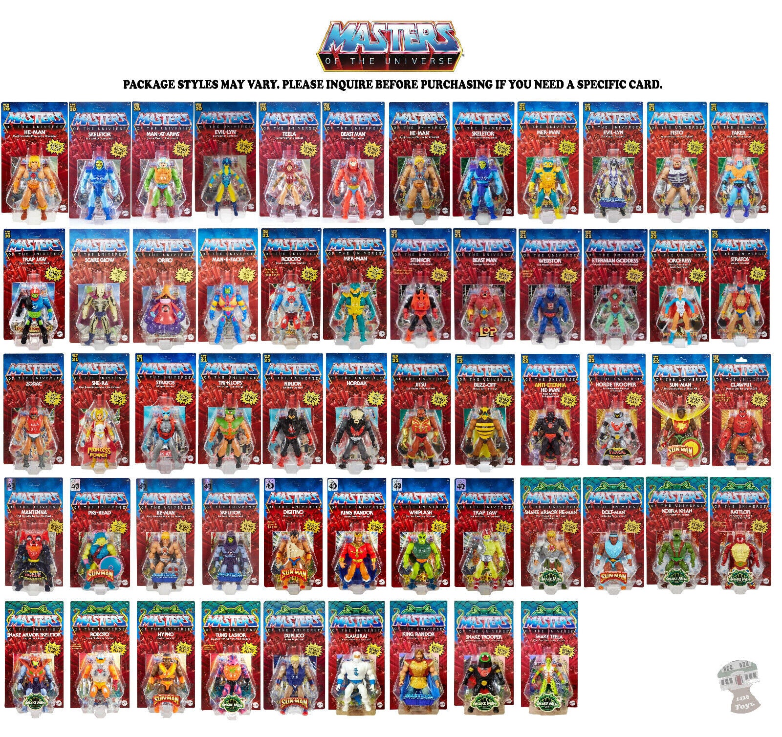 Masters of the Universe Origins Figures