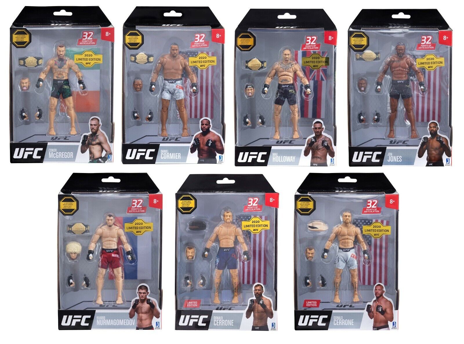 UFC Ultimate Series 2020 Limited Edtion Action Figures